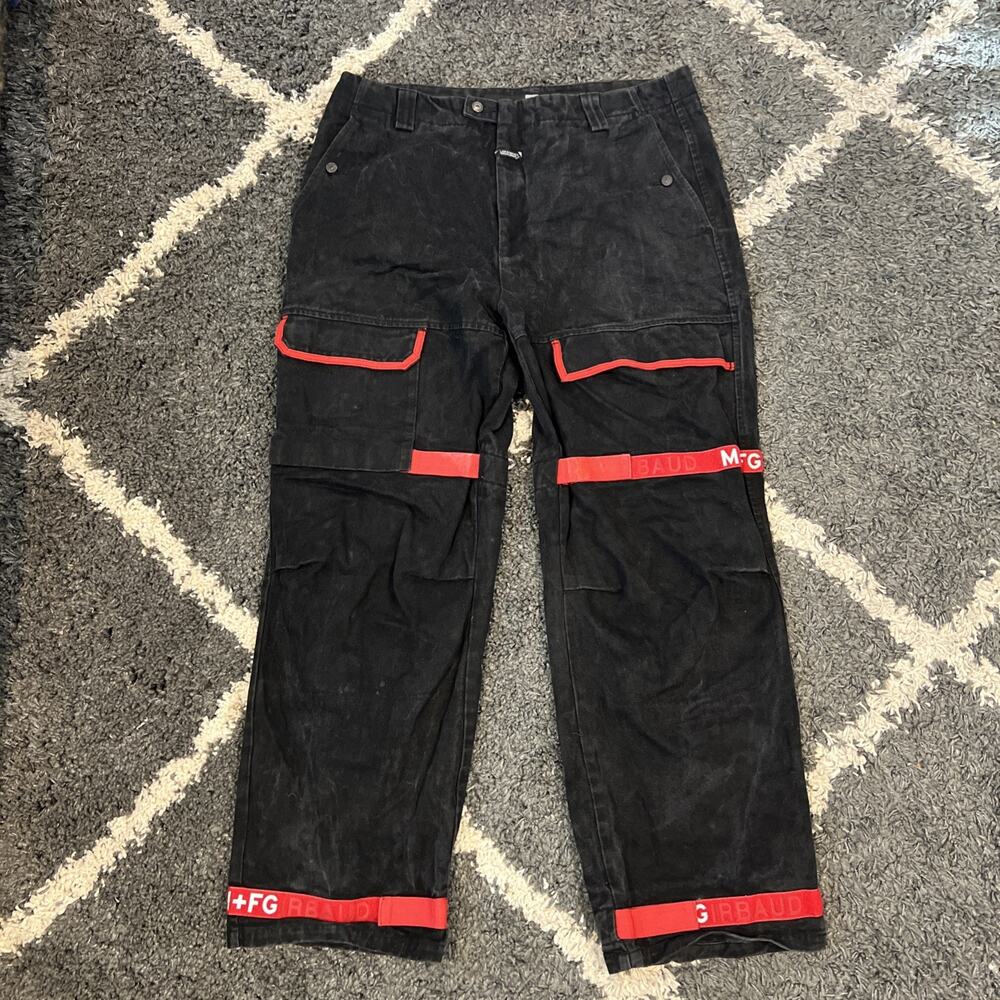 Marithe Francois Girbaud Shuttle Logo Taping Cargo Men’s Jeans Vintage Size 40